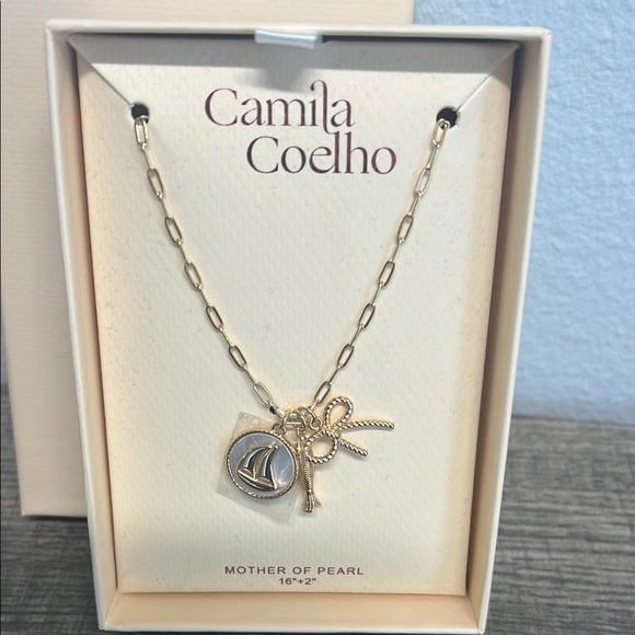 Camila Coelho | Gold Necklace w/ Nautical Charms - Picture 1 of 8